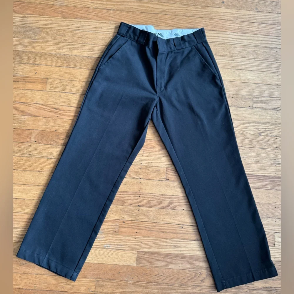 Men's Dickies Black Pants Size 31 x 29 - Picture 2 of 6